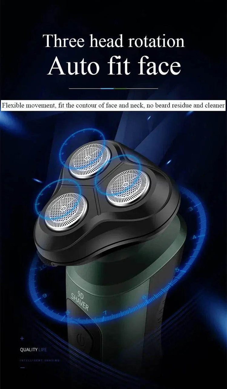 Electric Shavers for Men Waterproof Electric Trimmer Razor Wet Dry Use Rechargeable Battery Electric Razor by DSERS