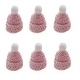 12Pcs Handmade mini crochet Hat for baby shower baptism dolls party favors sewing Applique by DSERS