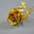 10/1 Heads Golden Silver Rose Artificial Flower DIY Wedding Floral Arrangement Material Silk Bridal Bouquet Photo Prop Home Deco by DSERS