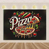 Quick Food Theme Birthday Party Decoration Hamburger French Fries Pizza Background Banner Photography Backdrop Supplies Kid Gift by DSERS