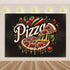 Quick Food Theme Birthday Party Decoration Hamburger French Fries Pizza Background Banner Photography Backdrop Supplies Kid Gift by DSERS