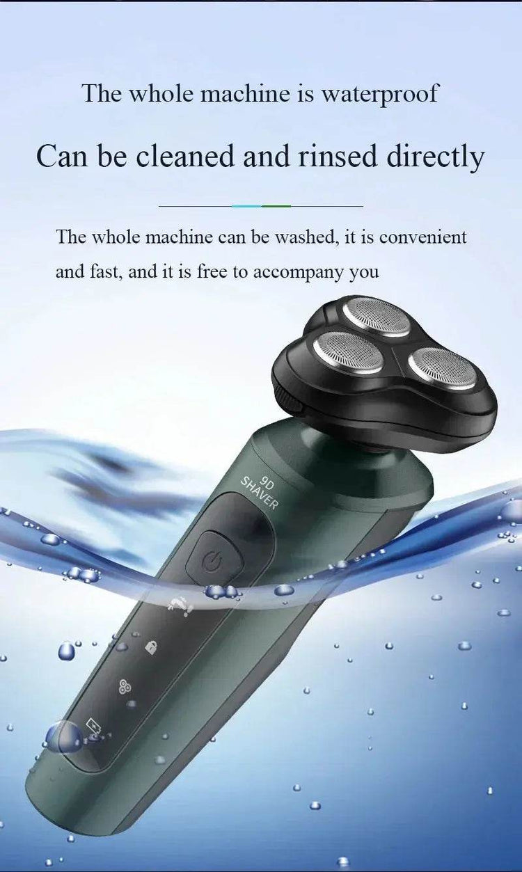 Electric Shavers for Men Waterproof Electric Trimmer Razor Wet Dry Use Rechargeable Battery Electric Razor by DSERS