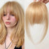 100% Human Hair Bangs Clips in Air Fringe Bangs Hairpiece for Women Platinum Blonde Remy Human Hair Bangs Hair Extension 4.5inch Hair Accessories by Zopi / AliExpress