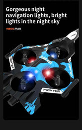 K500MAX Drone Fighter Jet 4k HD Professional Drone Camera WIFI Fpv Aircraft Quadcopte Aerial Photography Drone Birthday Toys Jet Fighter Toy by DSERS
