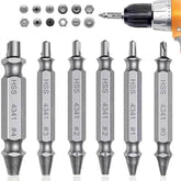 Damaged Screw Extractor Set HSS Drill Bit Stripped Broken Remover Small Easily Quickly Take Out Kit Easy Demolition Power Tools Damaged Screw Extractor Set by DSERS
