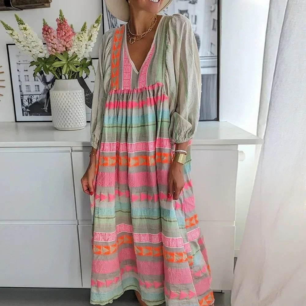 New Strip Printed Women&