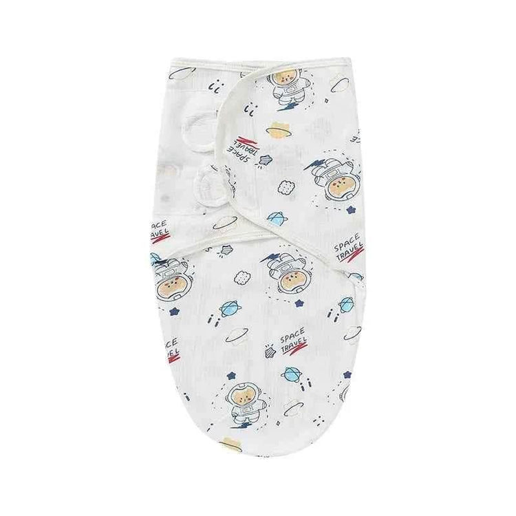 Newborn Baby Wrap Anti-Startle 2Pcs/Set Baby Swaddle Sleeping Cocoon Design 100%Cotton Baby Adjustable Blanket 0-6 Months by DSERS