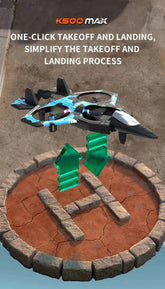 K500MAX Drone Fighter Jet 4k HD Professional Drone Camera WIFI Fpv Aircraft Quadcopte Aerial Photography Drone Birthday Toys Jet Fighter Toy by DSERS
