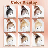Ombre Light Blonde Clip in Bangs 100% Real Human Hair Bangs human hair wigs with bangs Hair Accessories by Zopi / AliExpress
