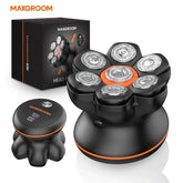 MAXGROOM 7D Head Shaver for Bald Men IXP6 Waterproof USB Rechargeable Electric Hair Trimmer Beard Floating Blade Magnetic Razor Head Shaver for Bald Men by DSERS