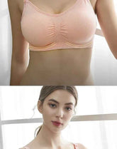 High Quality Plus Size Nursing Bra Breathable Women Breastfeeding Underwear Seamless Maternity Bra Push Up Bra by DSERS