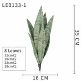 Artificial Succulents Plants House Decoration Accessori Tropical Fake Long Leaf Bonsai Hotel Party Home Decor Photo Props by DSERS