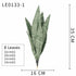 Artificial Succulents Plants House Decoration Accessori Tropical Fake Long Leaf Bonsai Hotel Party Home Decor Photo Props by DSERS
