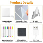 LED Acrylic Drawing Board DIY Erasable Luminous Kids Toys by DSERS/ https://www.aliexpress.us/item/3256808438306553.html?supplyId=159831080&gatewayAdapt=glo2usa4itemAdapt
