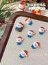 Christmas Series Nail Art Accessories 3D Resin Nail Charms Cute Bells Reindeer Snowman Cartoon Versatile Winter Nail Decorations by DSERS