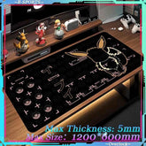 Mouse Pad Large Desk Mat P_Pokemones Anime Playmat 900x400 Xxl TGM PTCG Card Games Speed Computer and Office Gamer Cabinet mat by DSERS
