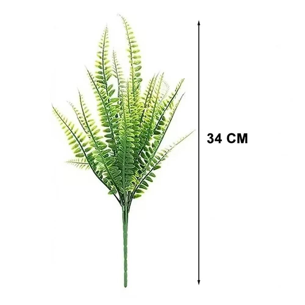 1PC Handmade Plants Artificial Ferns Green Leaves Simulated Flowers Outdoor Wedding Office Homes Dining Table Courtyard Decor by DSERS