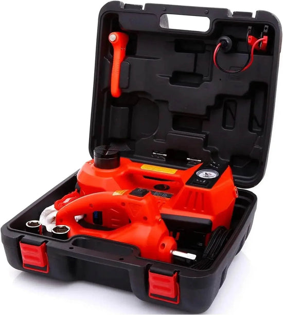 5 Ton Hydraulic Trolley Floor Jack Car Jack Kit 5Ton DC 12V Electric Hydraulic Car Jack Lift Floor Jack by DSERS