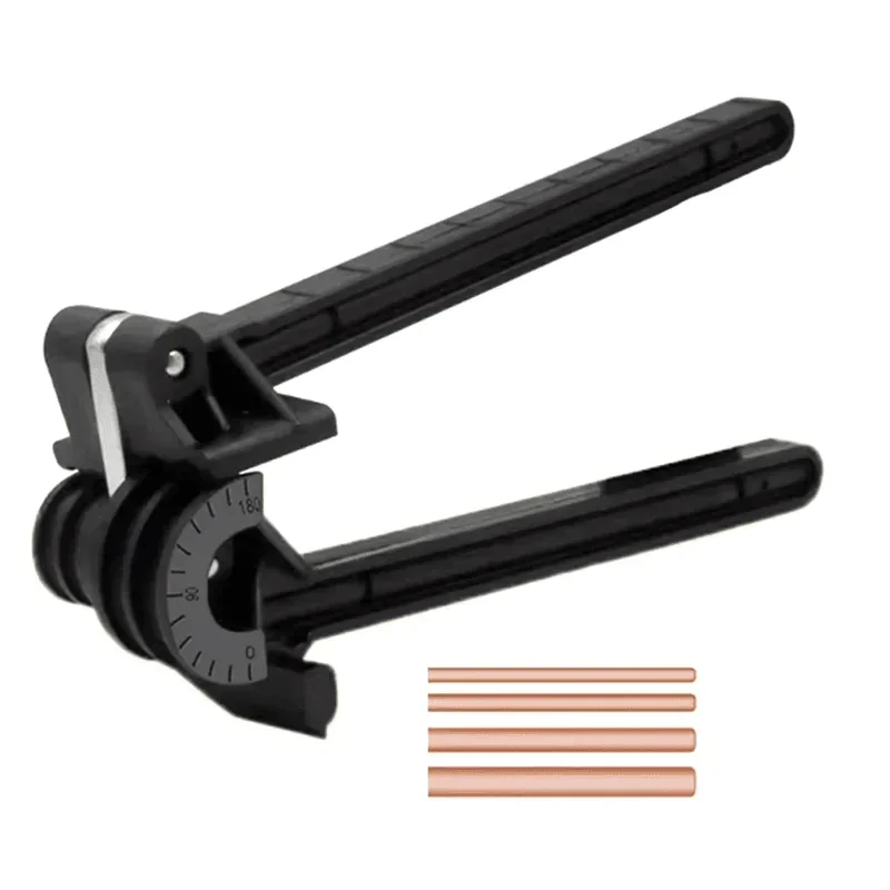 AT21-5/6/8/10Mm Combination 4-In-1 Tube Bender Pipe Bending Tool Tubing Bender Brake Fuel Line Curving Pliers Tube Bender Pipe Bending Tool by DSERS
