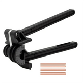 AT21-5/6/8/10Mm Combination 4-In-1 Tube Bender Pipe Bending Tool Tubing Bender Brake Fuel Line Curving Pliers Tube Bender Pipe Bending Tool by DSERS