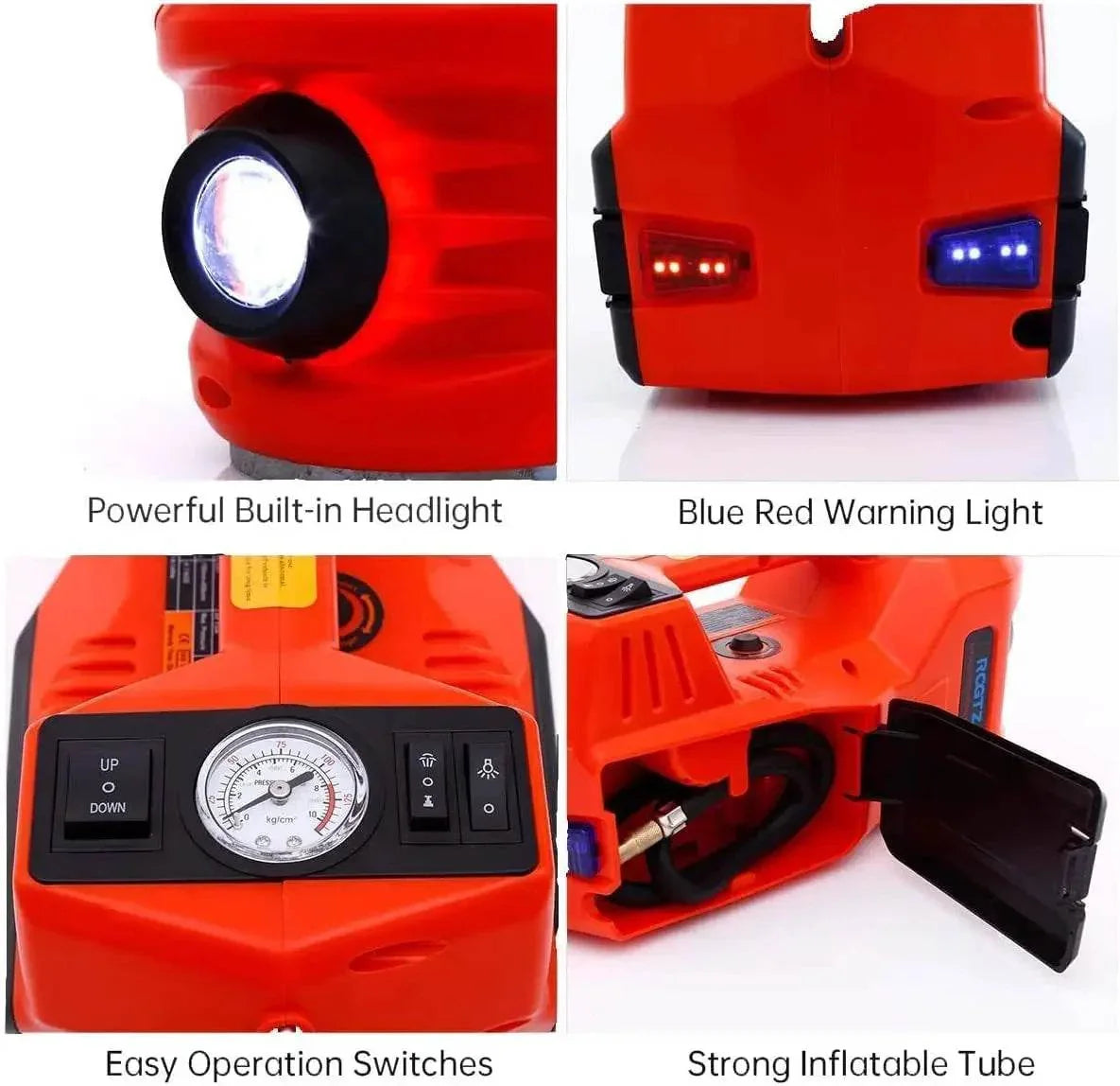 5 Ton Hydraulic Trolley Floor Jack Car Jack Kit 5Ton DC 12V Electric Hydraulic Car Jack Lift Floor Jack by DSERS