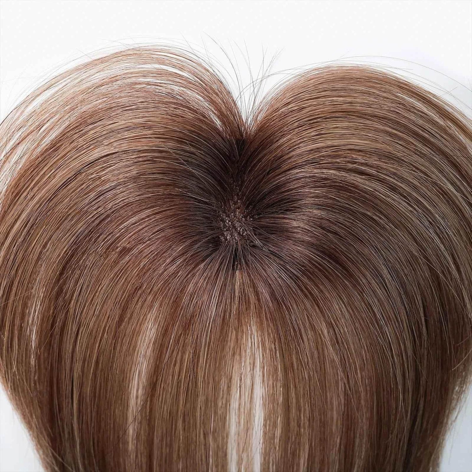 100% Remy Human Hair Toppers with Bangs Light Brown Hairpieces 3D Wispy Human Hair Bangs for Women Thin Hair Real Human Hair Topper Clip In Hair Accessories by Zopi / AliExpress