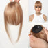 100% Human Hair Bangs Clips in Air Fringe Bangs Hairpiece for Women Platinum Blonde Remy Human Hair Bangs Hair Extension 4.5inch Hair Accessories by Zopi / AliExpress