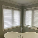 SmartMatters Electric Shangrila Blinds Smart Zigbee Blackout Zebra Shades for Windows and Doors Wifi Tuya Alexa Google Assistant Smart Shade by DS
