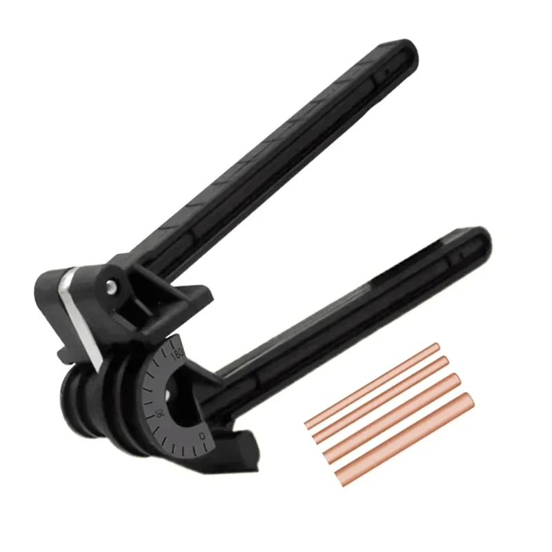 AT21-5/6/8/10Mm Combination 4-In-1 Tube Bender Pipe Bending Tool Tubing Bender Brake Fuel Line Curving Pliers Tube Bender Pipe Bending Tool by DSERS