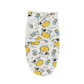 Newborn Baby Wrap Anti-Startle 2Pcs/Set Baby Swaddle Sleeping Cocoon Design 100%Cotton Baby Adjustable Blanket 0-6 Months by DSERS