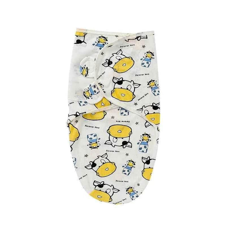 Newborn Baby Wrap Anti-Startle 2Pcs/Set Baby Swaddle Sleeping Cocoon Design 100%Cotton Baby Adjustable Blanket 0-6 Months by DSERS