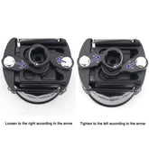 Hot Sell Adjustable Two-Jaws Oil Filter Wrench Filter 60-80mm Filter Wrenches Remover Steel Fuel Cast Two-Claw Disassembly Tools