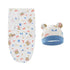 Newborn Baby Wrap Anti-Startle 2Pcs/Set Baby Swaddle Sleeping Cocoon Design 100%Cotton Baby Adjustable Blanket 0-6 Months by DSERS