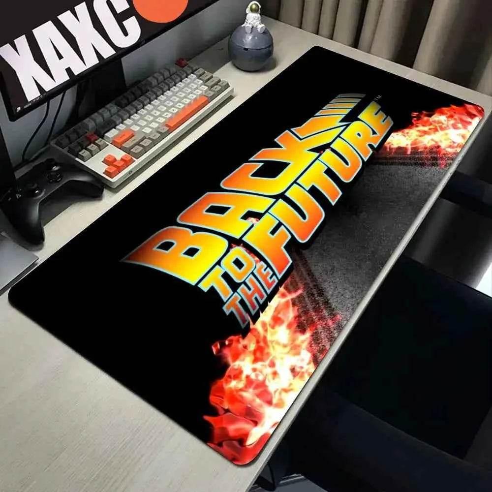 Back To The Future Large Mouse Pad 90x40cm Computer Mousepad Big Keyboard Mat Car Table Carpet Big Desk Mats Rubber Rugs by DSERS