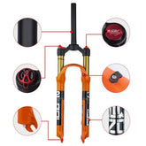 Bolany MTB Bicycle Fork Magnesium Alloy Air Suspension 26 27.5 29 Inch 32 HL RL100mm Bike Fork Lockout For Cycling Accessories MTB Bicycle Fork by Zopi / AliExpress