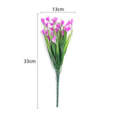 Artificial Calla Lily Bouquet 33cm Fake Flowers for Indoor Home Room Decor Garden Wedding Decora Outdoor Vase Flower Arrangement by DSERS