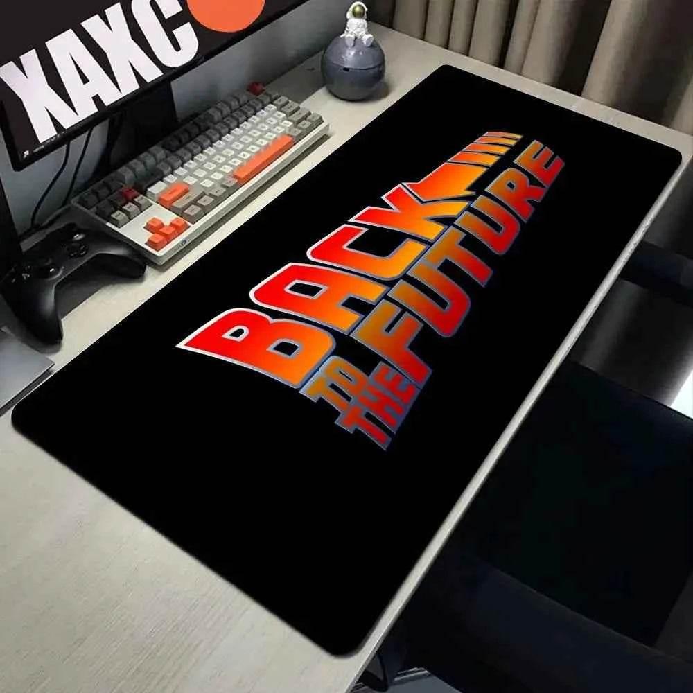 Back To The Future Large Mouse Pad 90x40cm Computer Mousepad Big Keyboard Mat Car Table Carpet Big Desk Mats Rubber Rugs by DSERS