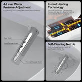 Electric Bidet Toilet Seat with Wireless Remote - Elongated Heated Bidet Toilet Seat - Bidet Warm Water with Dryer, bidet for pleasure Electric Bidet Toilet Seat by Zopi / AliExpress