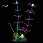 Simulation Aquatic Plants Fluorescent Silicone Water Grass Fish Tank Landscape Aquarium Decoration Coral Landscaping Home Decor by DSERS