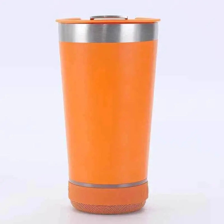 16oz smart bluetooth speaker car portable car cup creative bottle opener stainless steel thermos cup bluetooth speaker car portable by DS