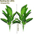 2pcs Large Realistic Artificial Bird of Paradise Plants UV Resistant No Fade Fake Banana Leaf Palm Tree for All Season Decor by DSERS