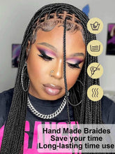 36Inch Cornrow Braided Wigs Synthetic Full Lace Knotless Braided Lace Wig With Baby Hair Small Part Braids Wig For Black Women Braided Wigs by DSERS / AliHairs Store