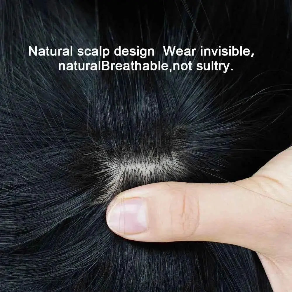 Doreen 13*13cm 8" 12" 16" Topper Human Hair Bangs Real Remy Human Hair Toppers for Women With Thin Hair Silk Base with Hair Weft Hair Accessories by Zopi / AliExpress