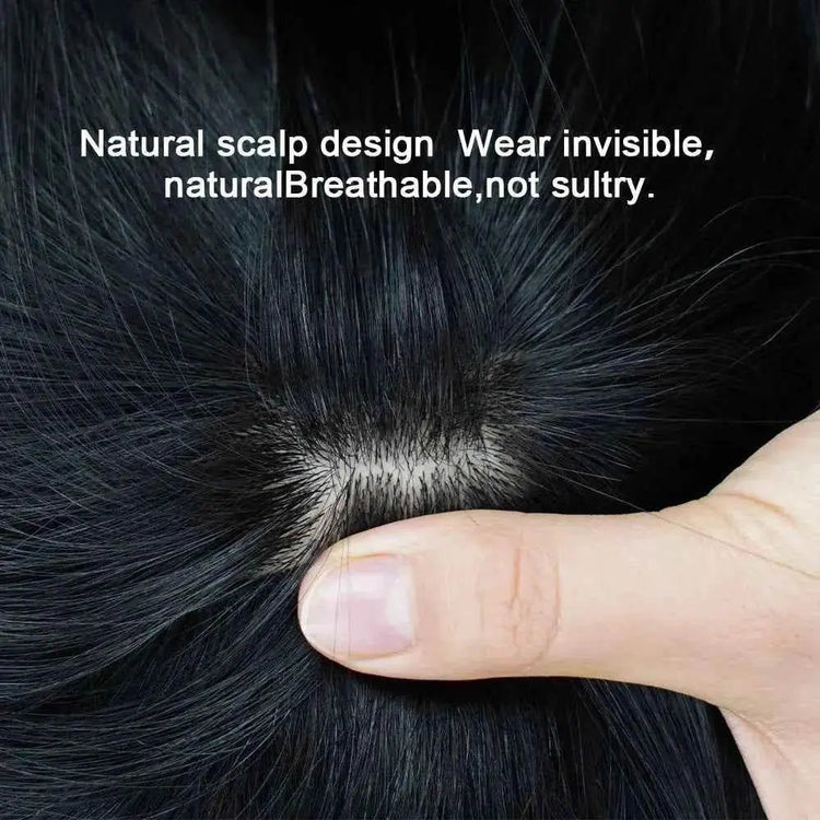 Doreen 13*13cm 8" 12" 16" Topper Human Hair Bangs Real Remy Human Hair Toppers for Women With Thin Hair Silk Base with Hair Weft Hair Accessories by Zopi / AliExpress