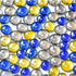 100g/3.52oz(Approx. 18-25pcs) Oblate Bead Glass Mosaic Tiles Colorful Round Mosaic Making Material Multi Diameter DIY Craft Tile by DSERS