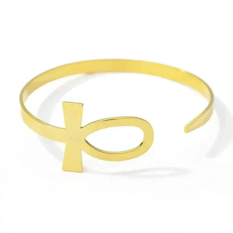Adjustable Gold Nefertiti Inspired Cuff Bracelet Jewelry & Accessories by Zopi / AliExpress