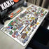 Back To The Future Large Mouse Pad 90x40cm Computer Mousepad Big Keyboard Mat Car Table Carpet Big Desk Mats Rubber Rugs by DSERS