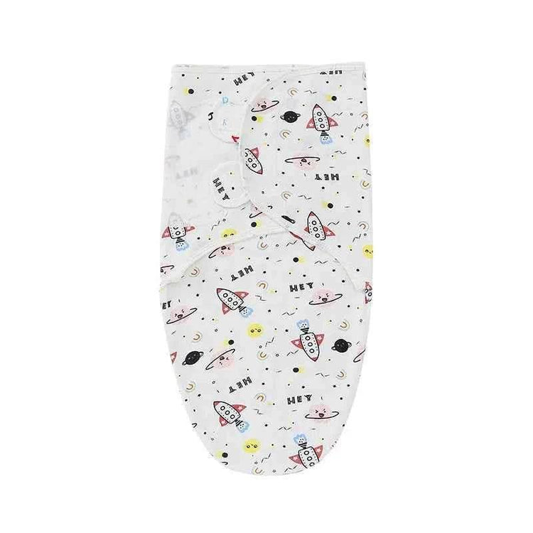 Newborn Baby Wrap Anti-Startle 2Pcs/Set Baby Swaddle Sleeping Cocoon Design 100%Cotton Baby Adjustable Blanket 0-6 Months by DSERS