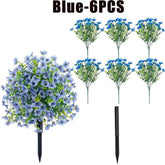 Fake Flowers Outdoor UV Resistant Faux Plants For Outside Yard Wedding Indoor Home Kitchen Farmhouse Decor Artificial Plants by DSERS