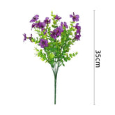 Fake Flowers Outdoor UV Resistant Faux Plants For Outside Yard Wedding Indoor Home Kitchen Farmhouse Decor Artificial Plants by DSERS